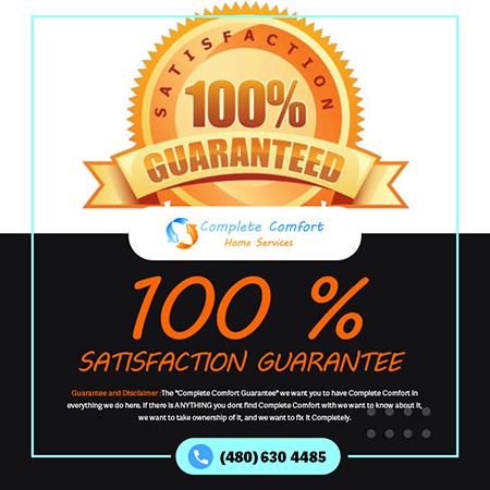 100% satisfaction guarantee