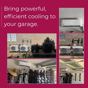 Mini-split AC installation in a garage